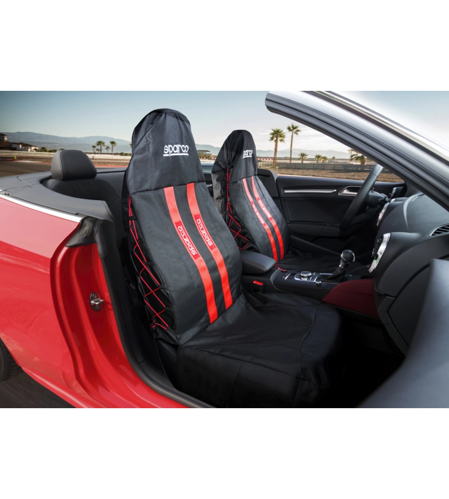 COPRISEDILE UNIVERSALE PER AUTO SPARCO ROSSO
